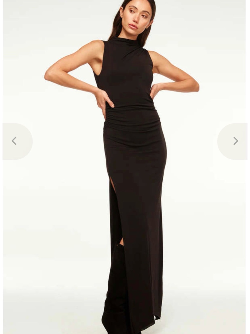 MISA Los Angeles sz XS Athena dress long black